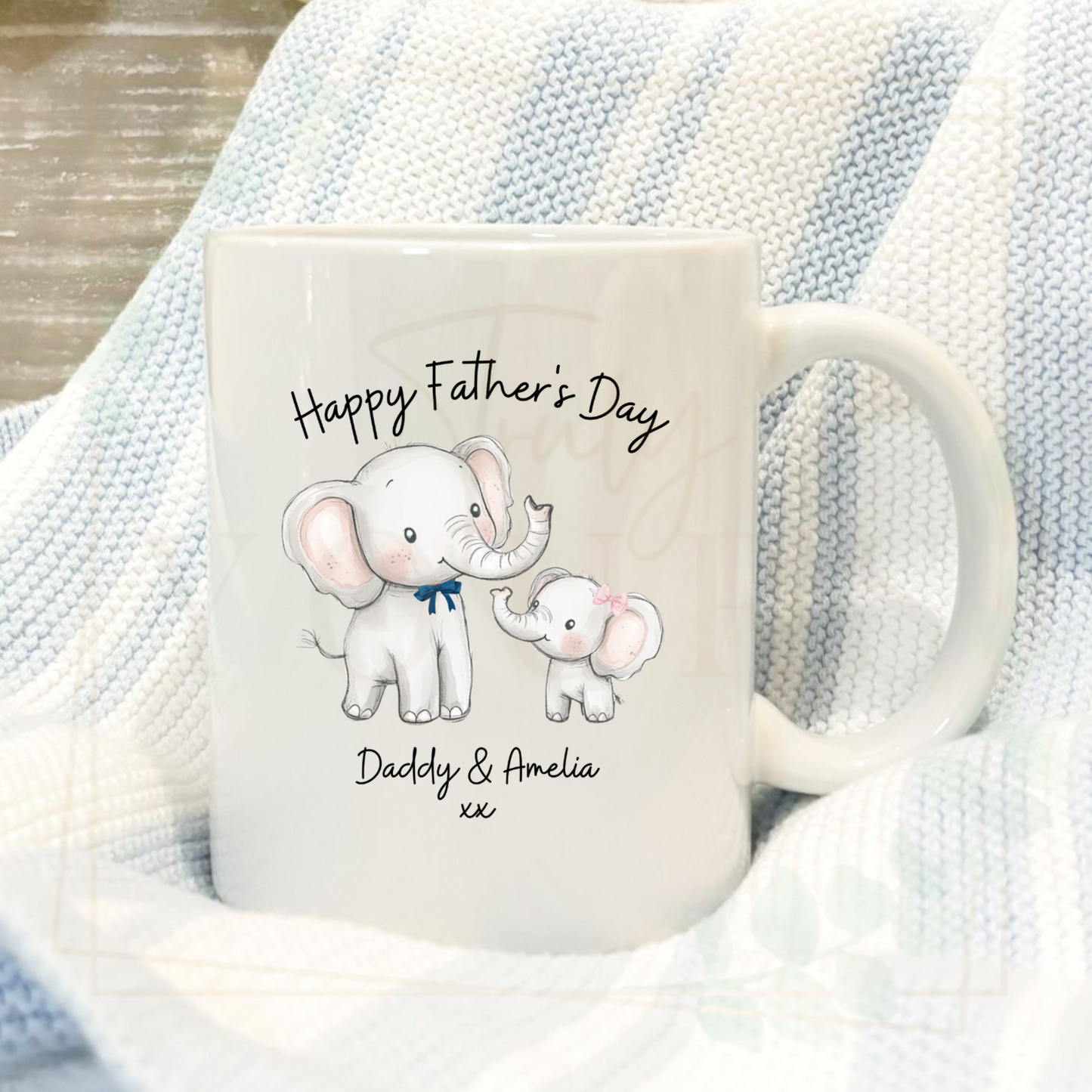 Daddy Elephant Mug