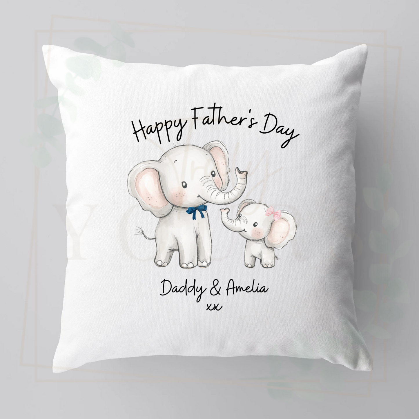 Daddy Elephant Cushion