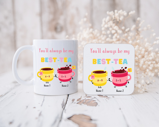 Best-Tea Mug & Coaster