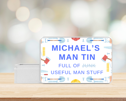 Personalised Man Tin