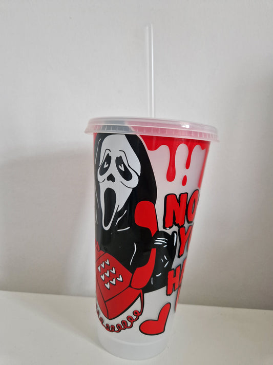 Scream Blood Drip Cold Cup