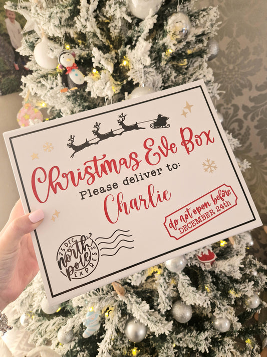 Magnetic Christmas Eve Box