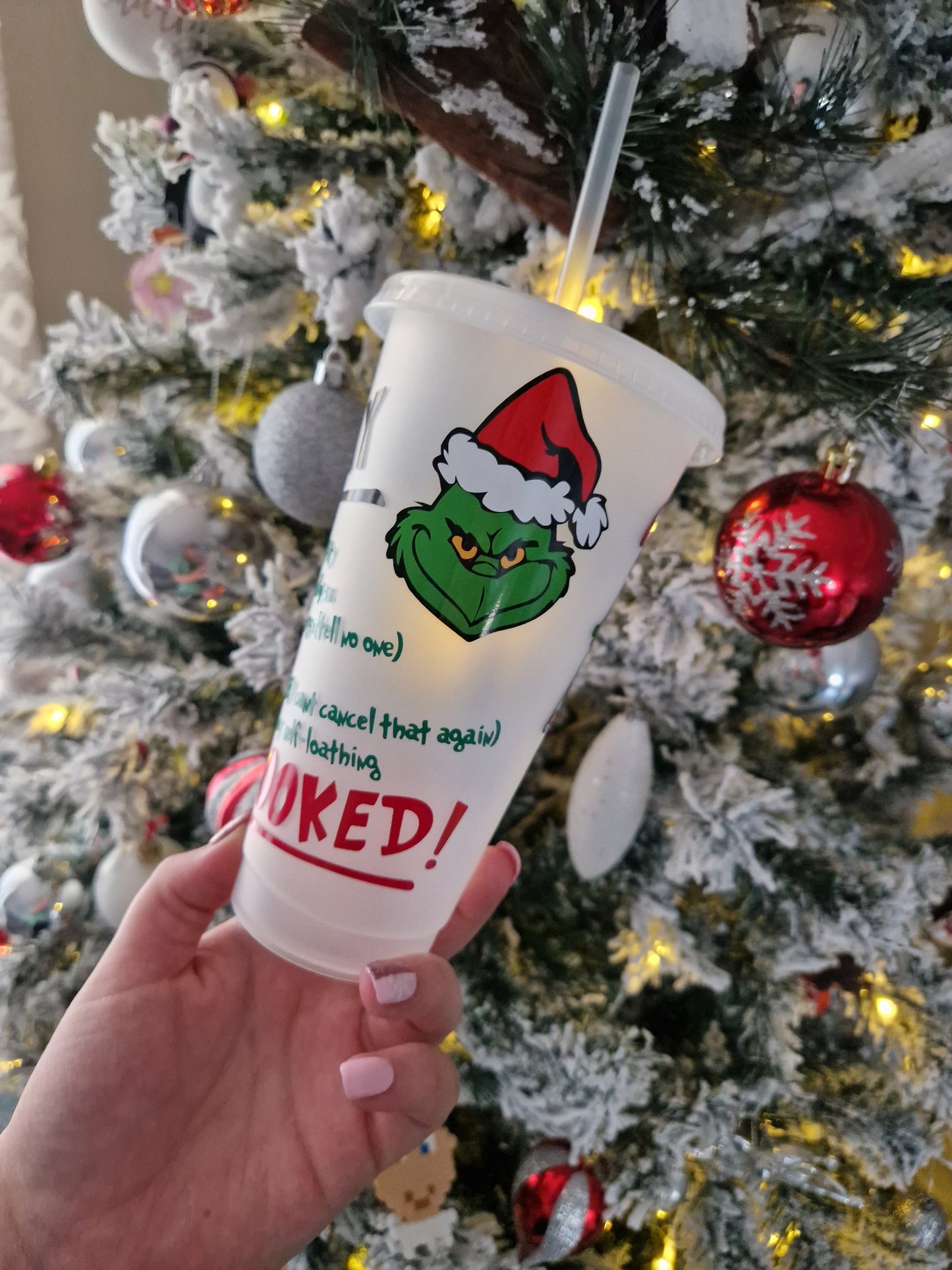 Grinch Christmas Cold Cup