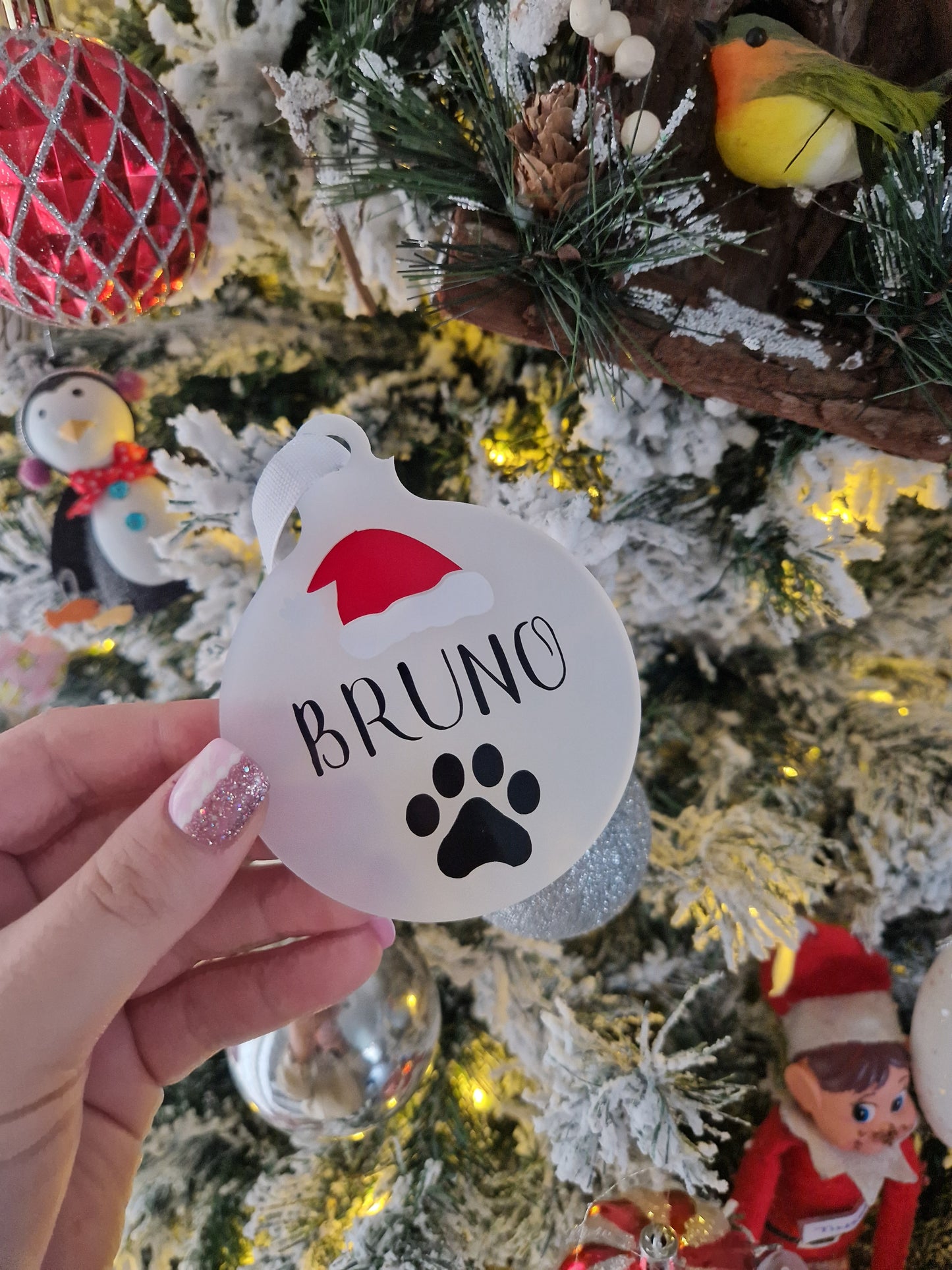 Personalised Dog Tree Decoration