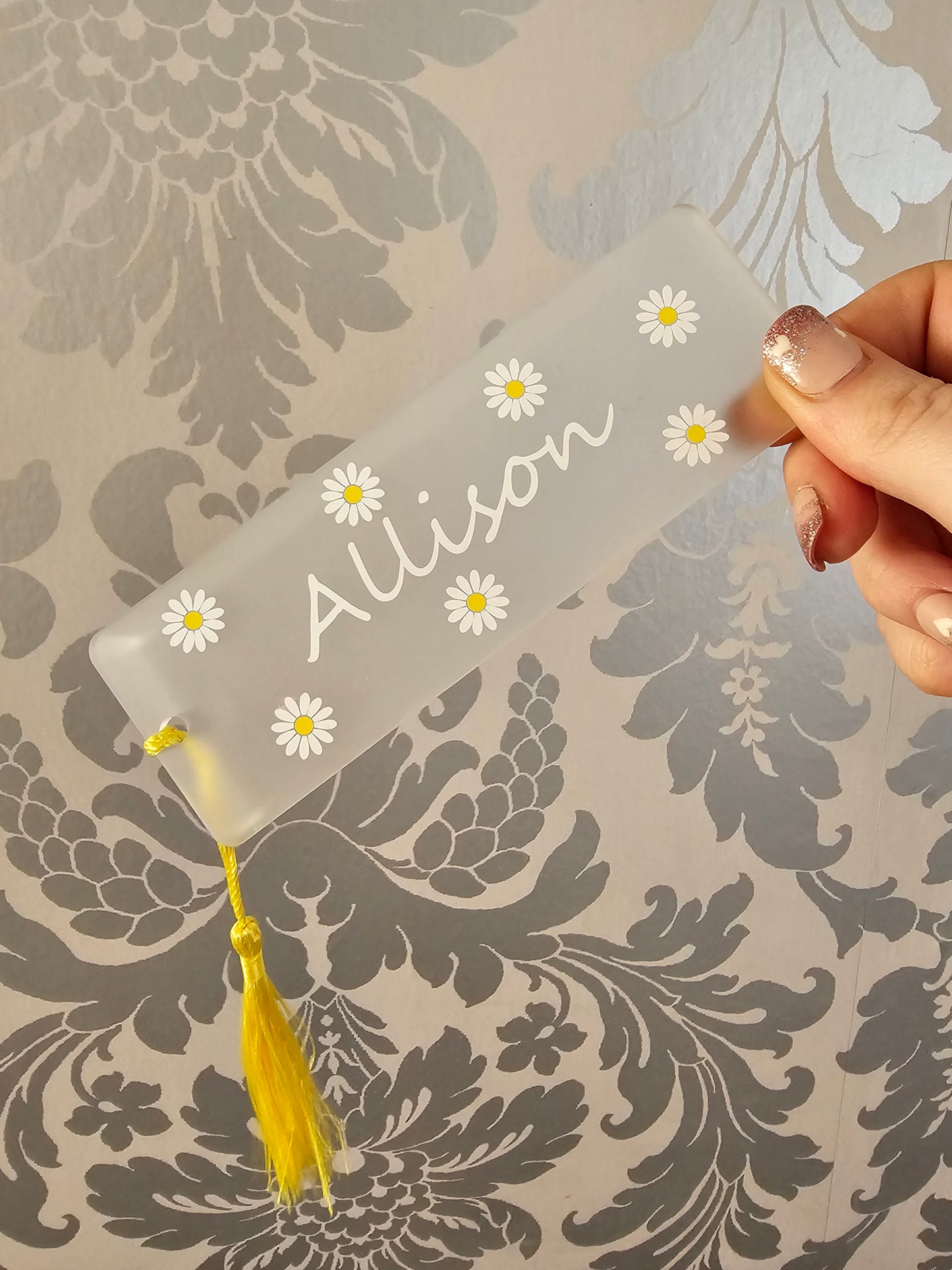 Daisy Personalised Bookmark