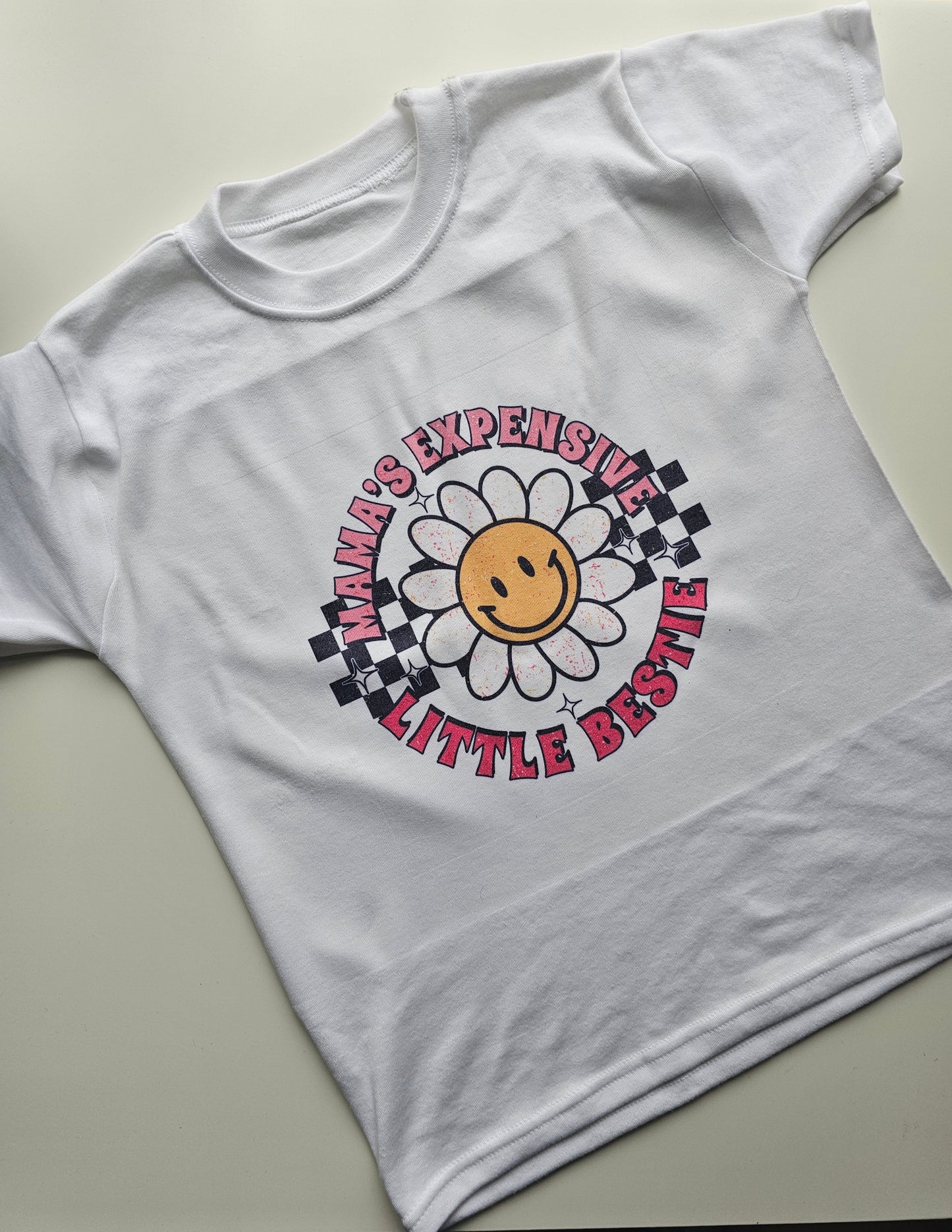 5-6yrs Mamas Expensive Little Bestie Tshirt