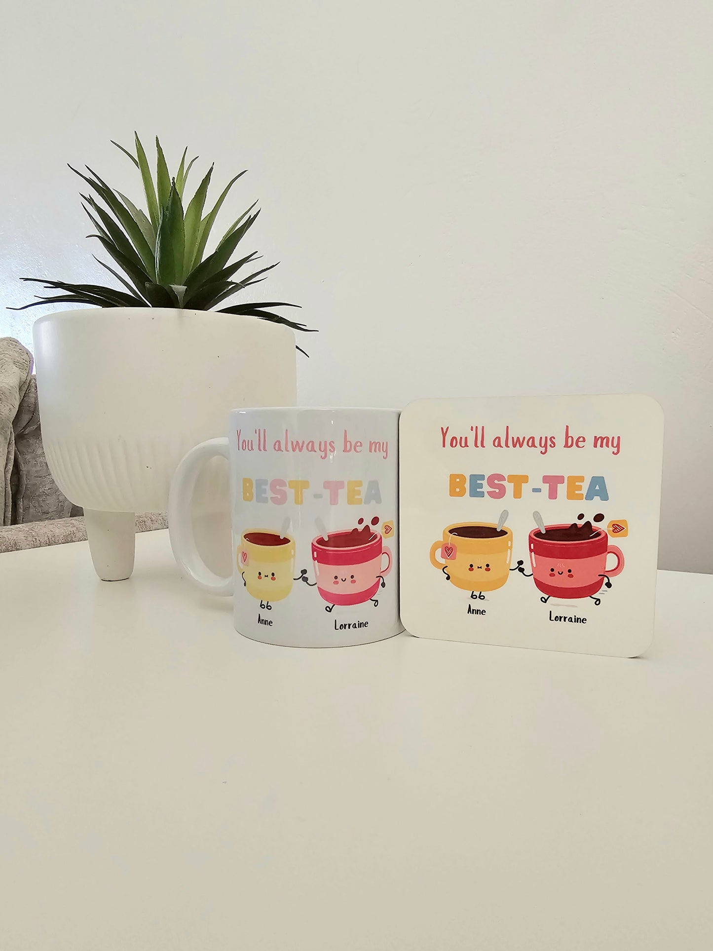 Best-Tea Mug & Coaster