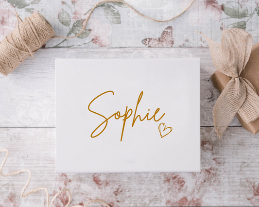 Personalised Gift Box With Heart