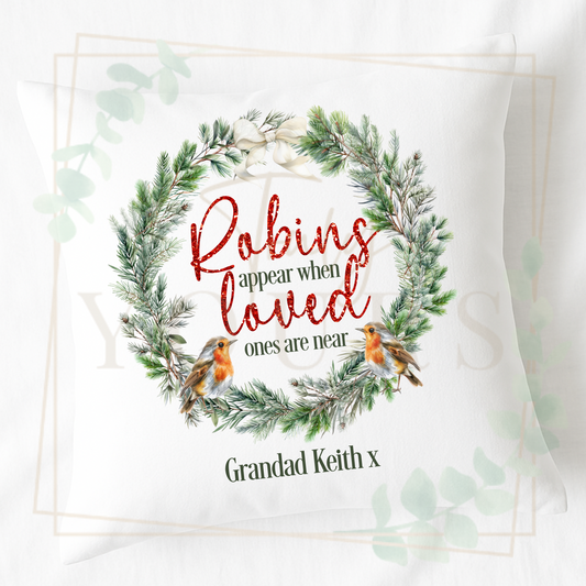 Robins Appear Cushion