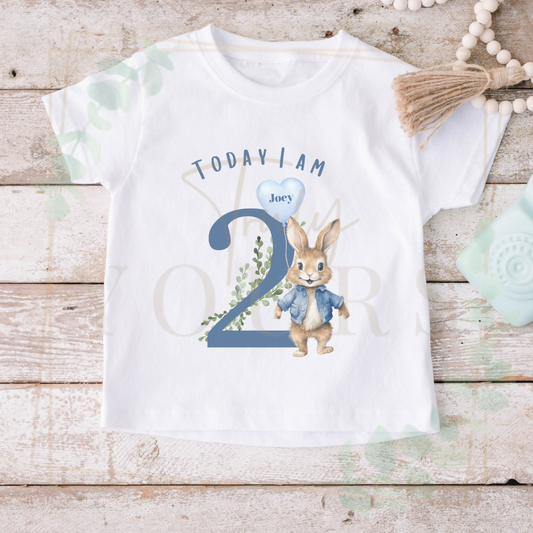 Blue Flopsy Birthday T-Shirt