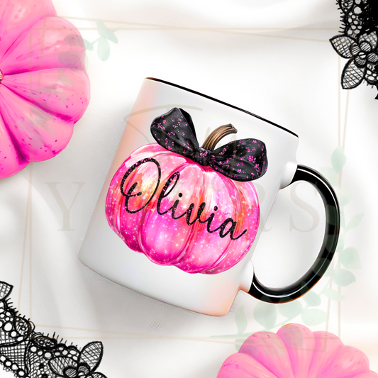 Iridescent Pumpkin Mug