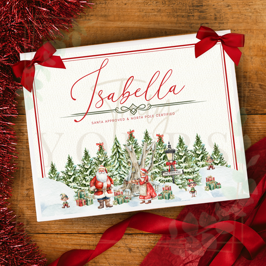 North Pole Village Gift Box