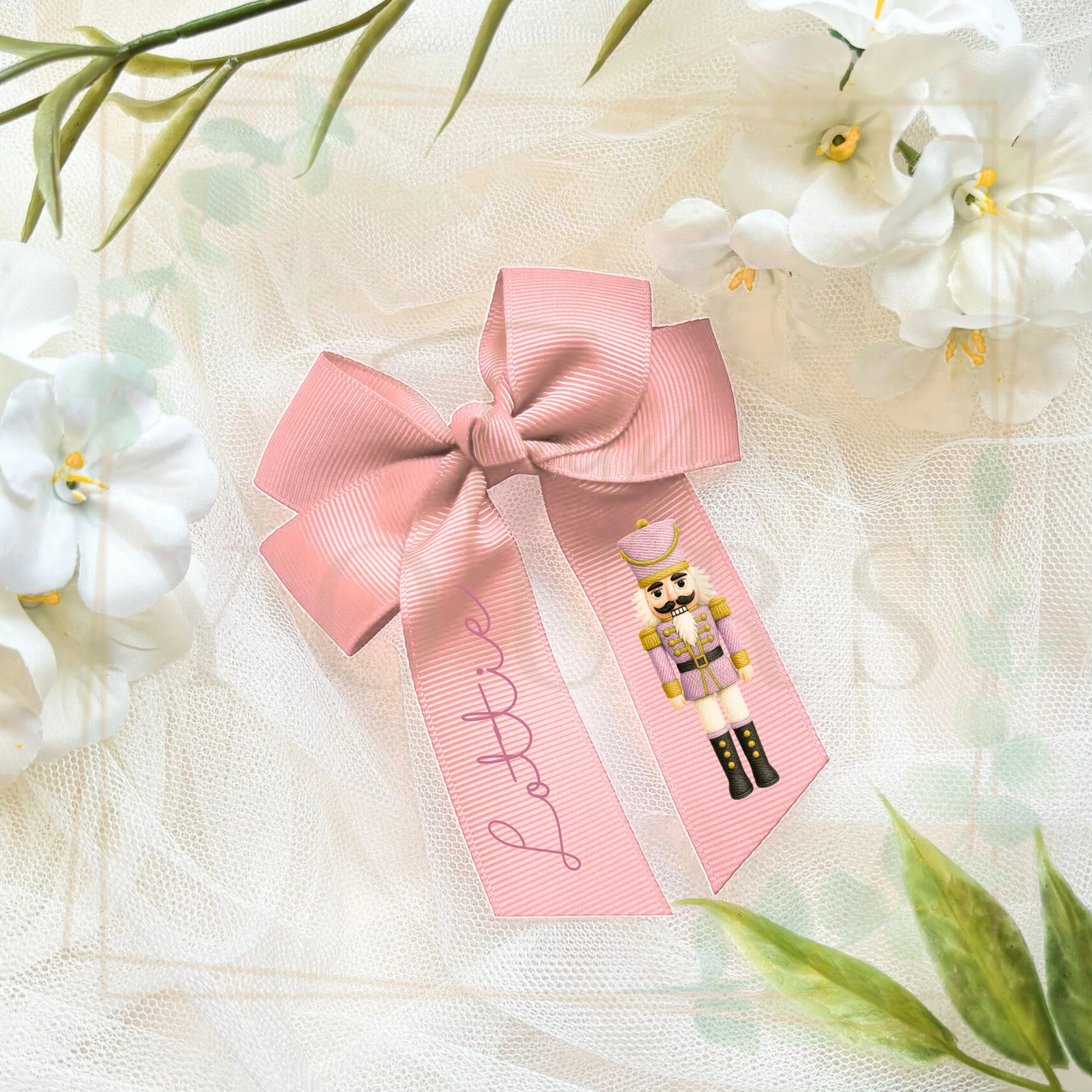 Nutcracker Hair Bow