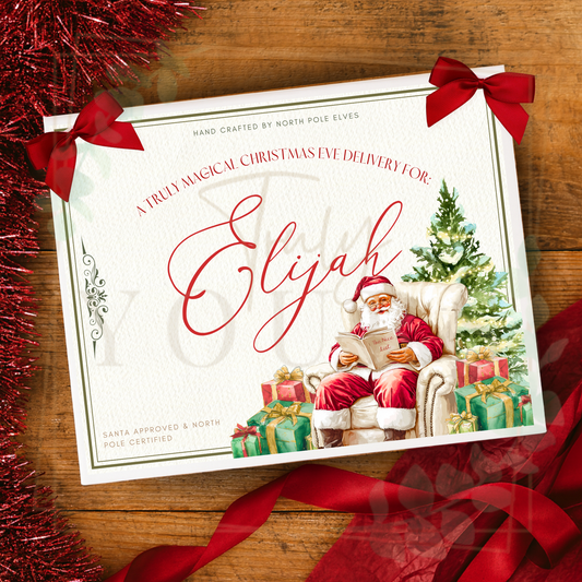 Santa's Rocking Chair Gift Box