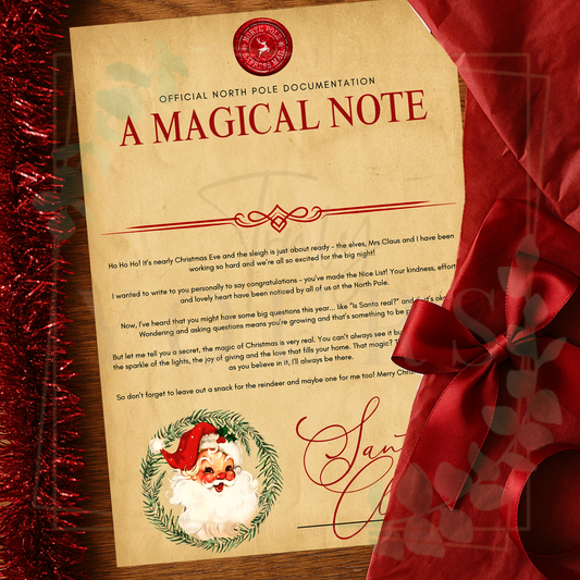 A Magical Note From Santa