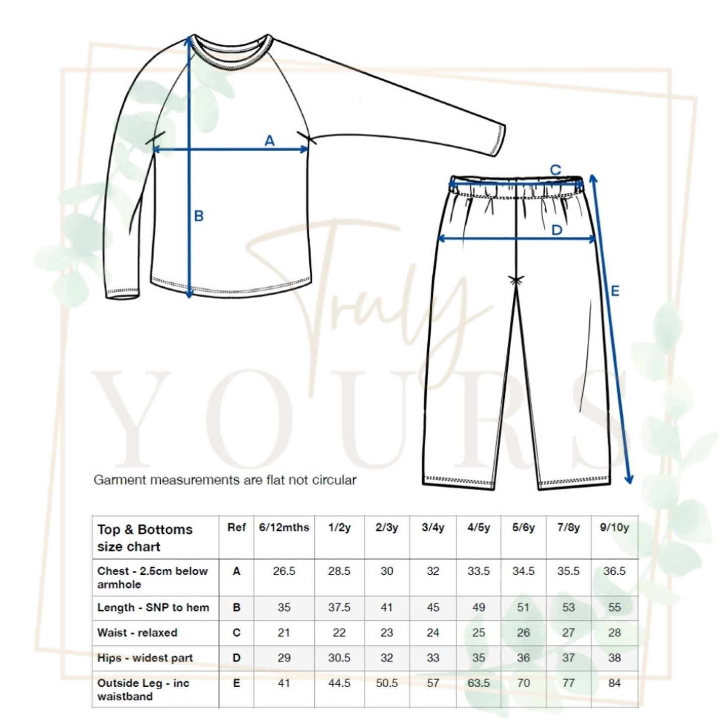 Beige Flopsy Girl Birthday Pyjamas