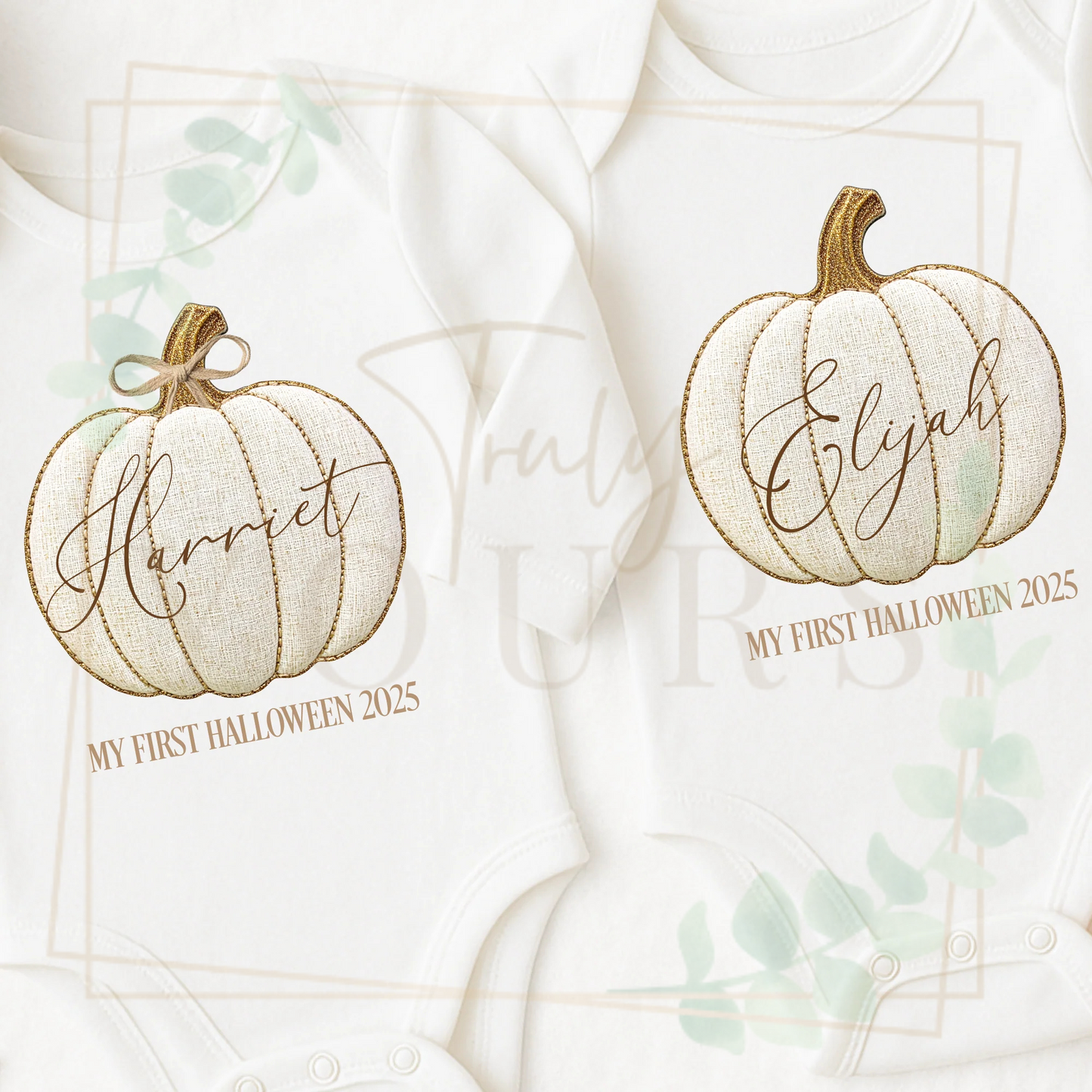 Tweed Pumpkin Body Suit