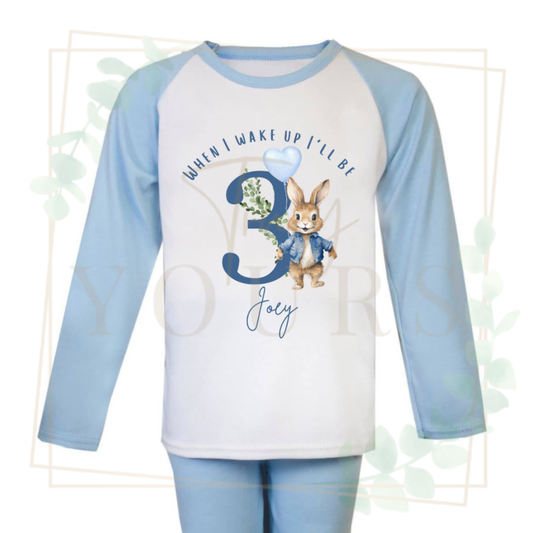 Blue Flopsy Birthday Pyjamas