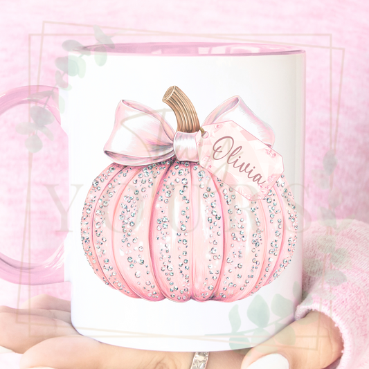 Pink Pumpkin Mug