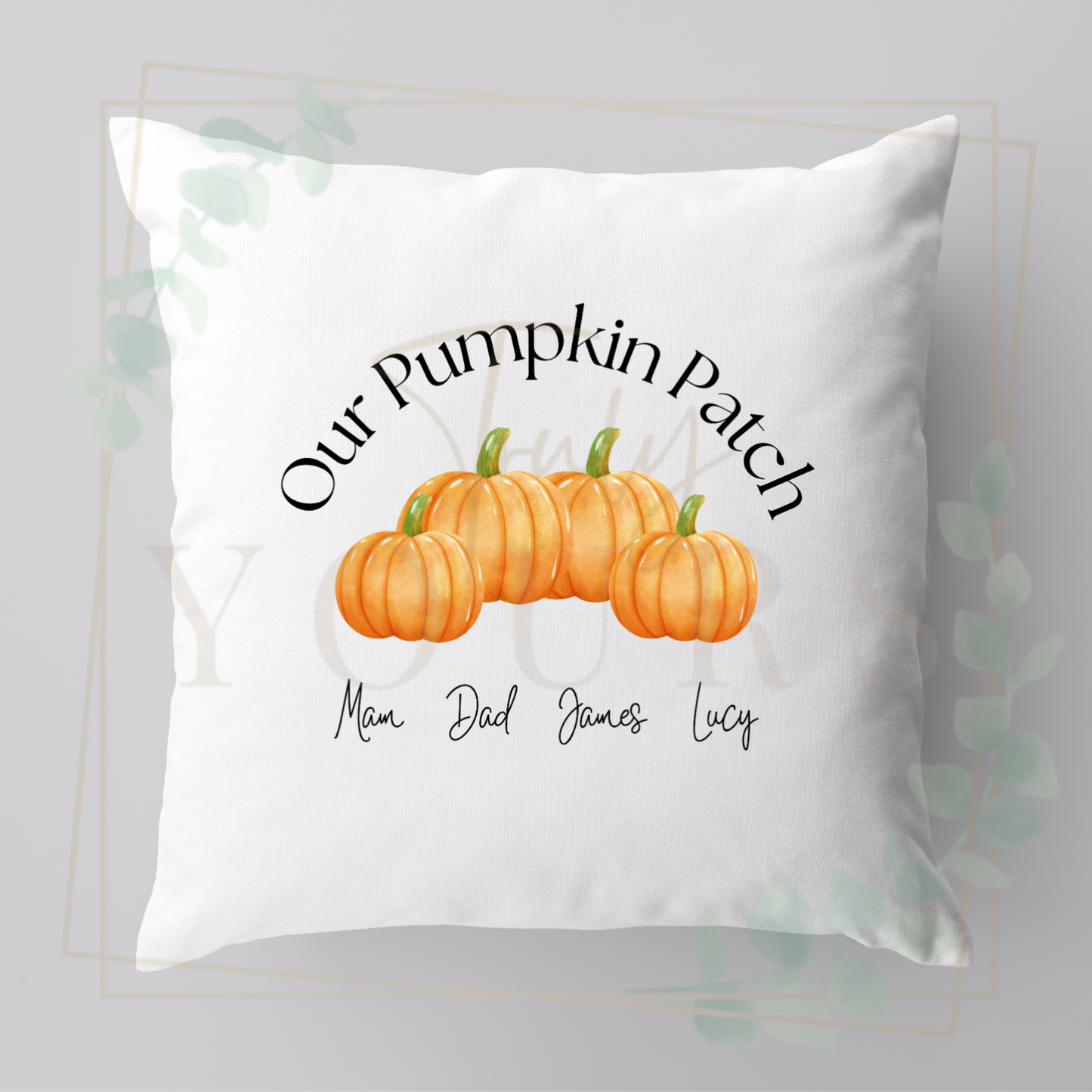 Our Pumpkin Patch Cushion