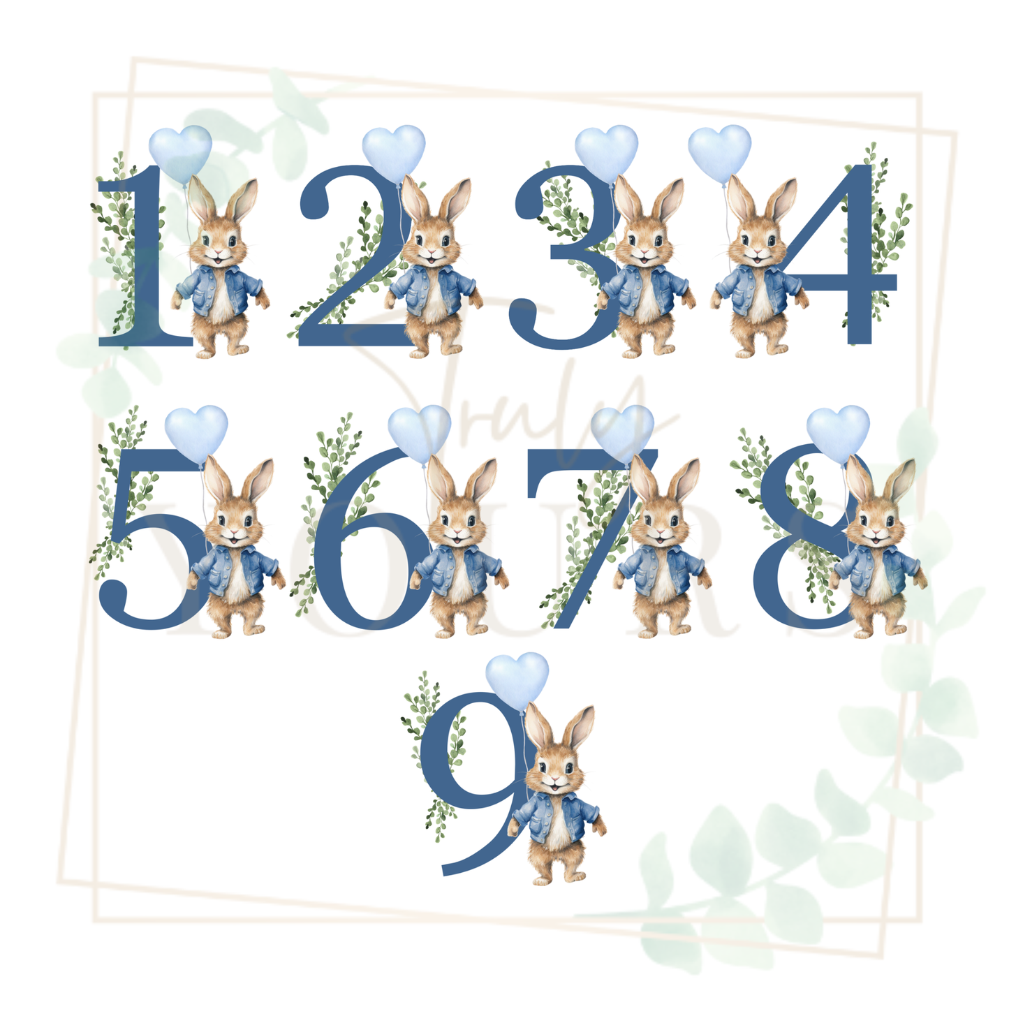 Blue Flopsy Birthday Pyjamas