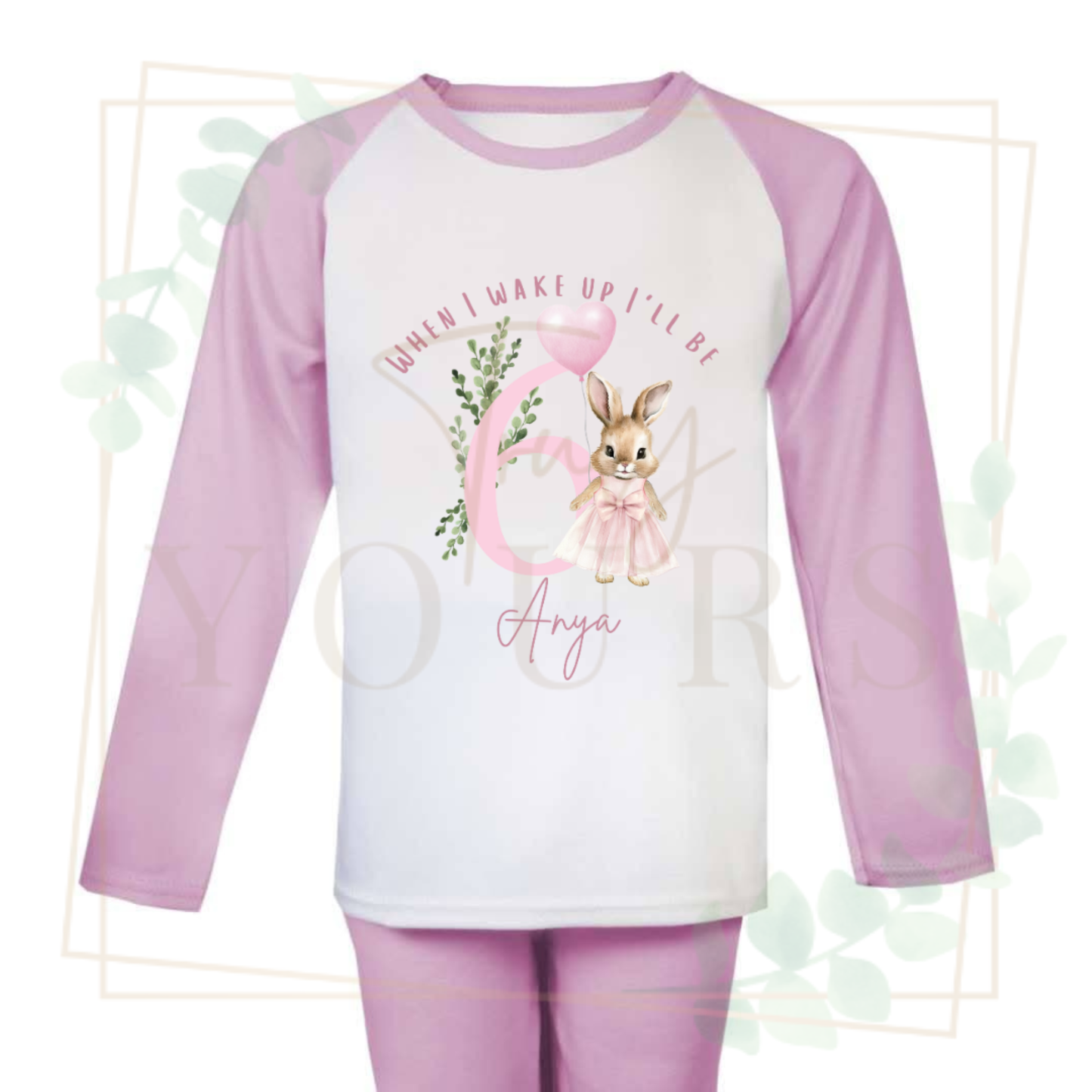 Pink Flopsy Birthday Pyjamas