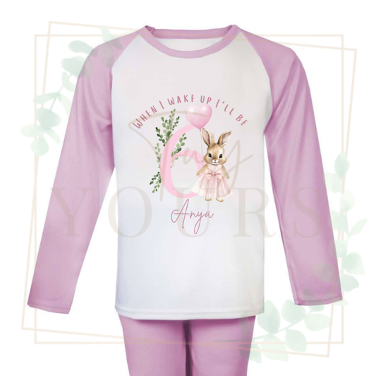 Pink Flopsy Birthday Pyjamas
