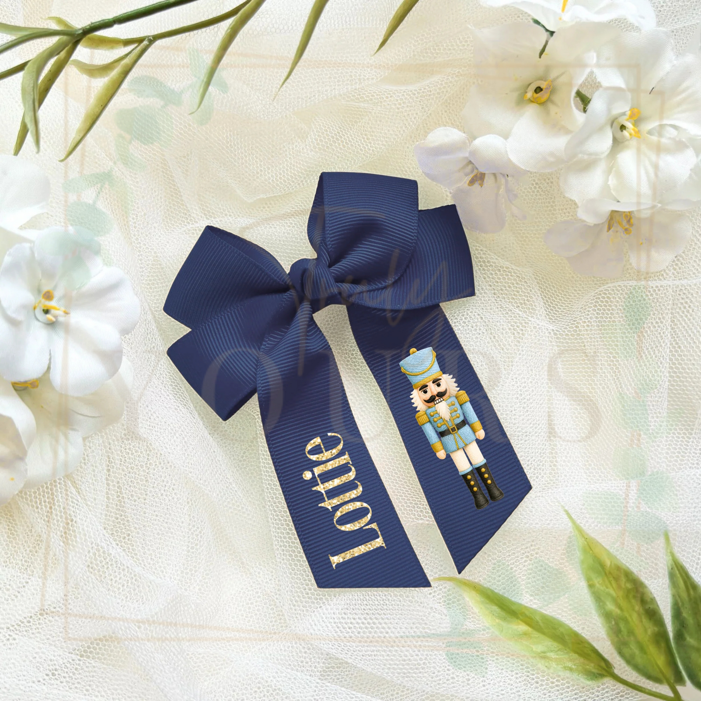 Nutcracker Hair Bow