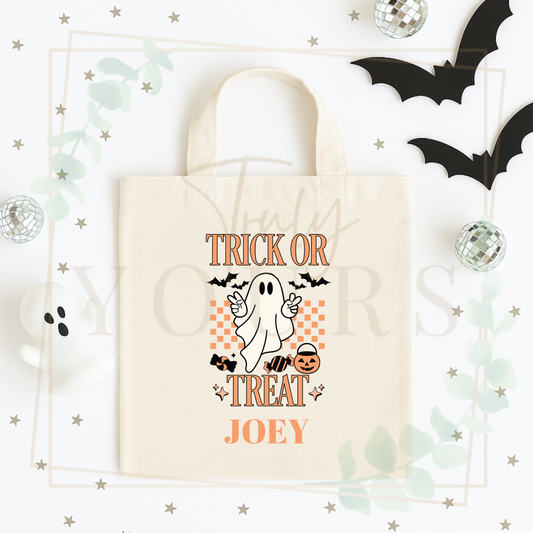Trick or Treat Boy Mini Tote Bag