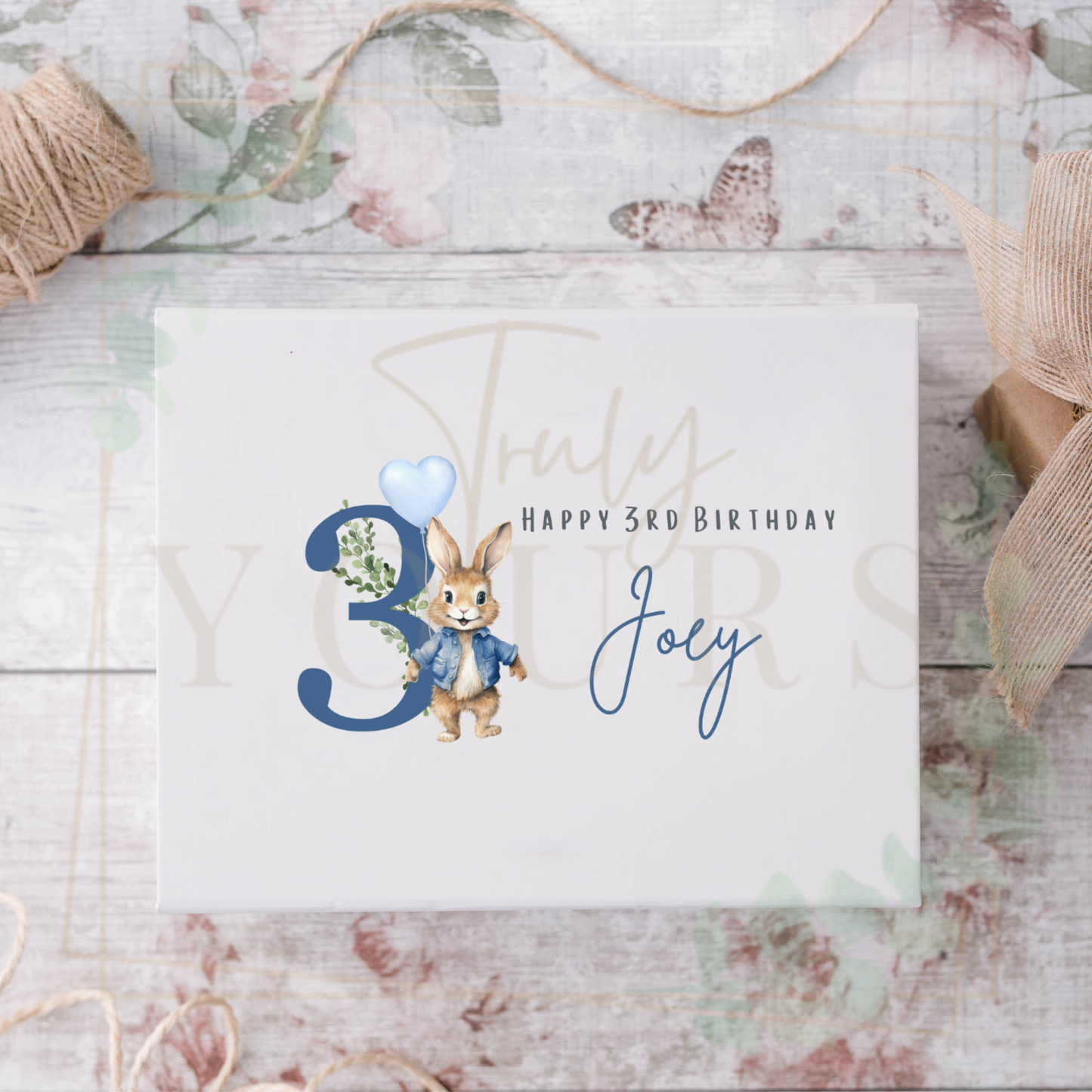 Blue Flopsy Birthday Gift Box
