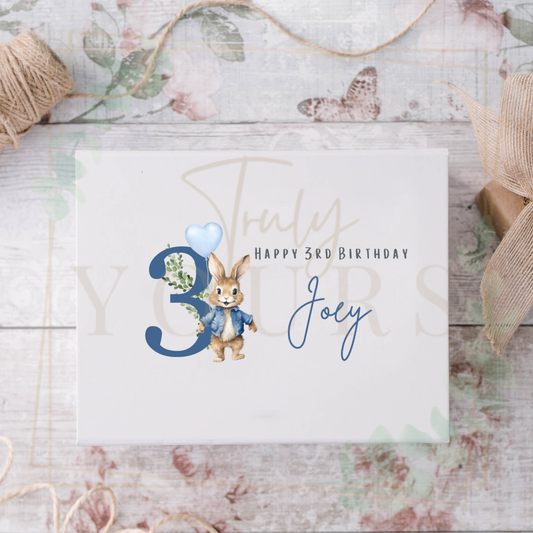 Blue Flopsy Birthday Gift Box