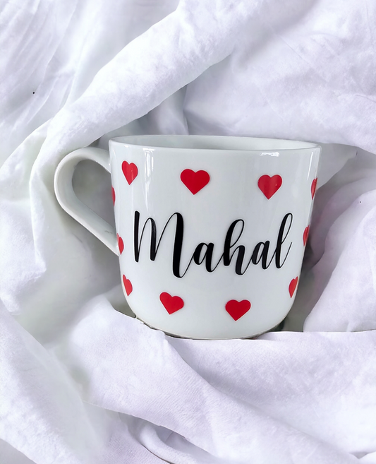 Name & Love Heart Mug