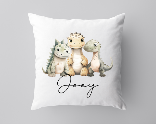 Personalised Dinosaur Cushion