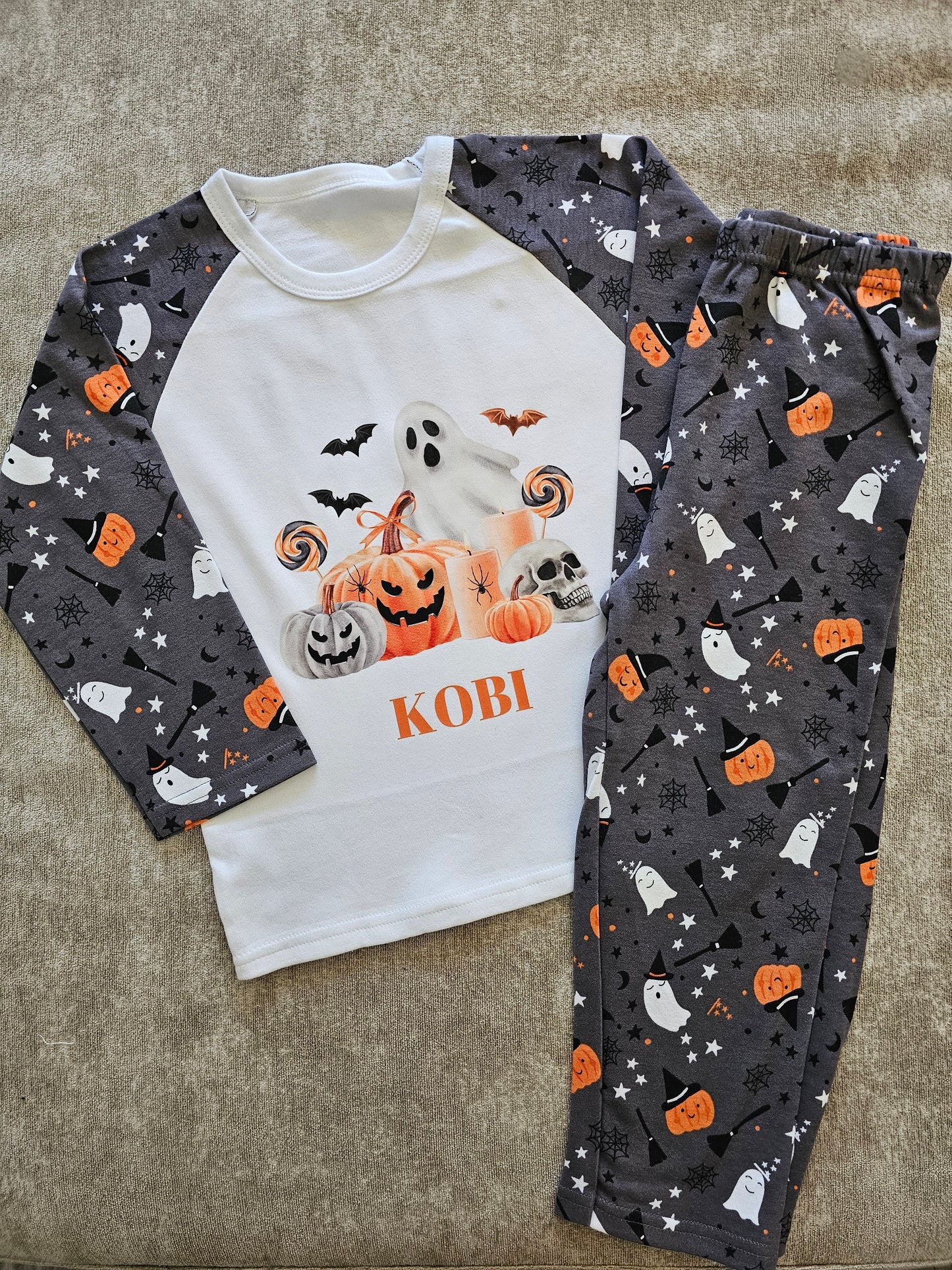 Ghost & Pumpkins PJs