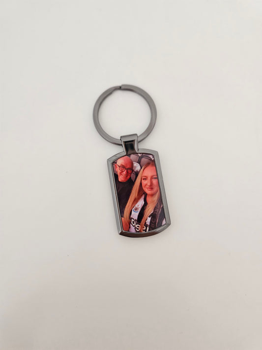 Oblong Photo Keyring