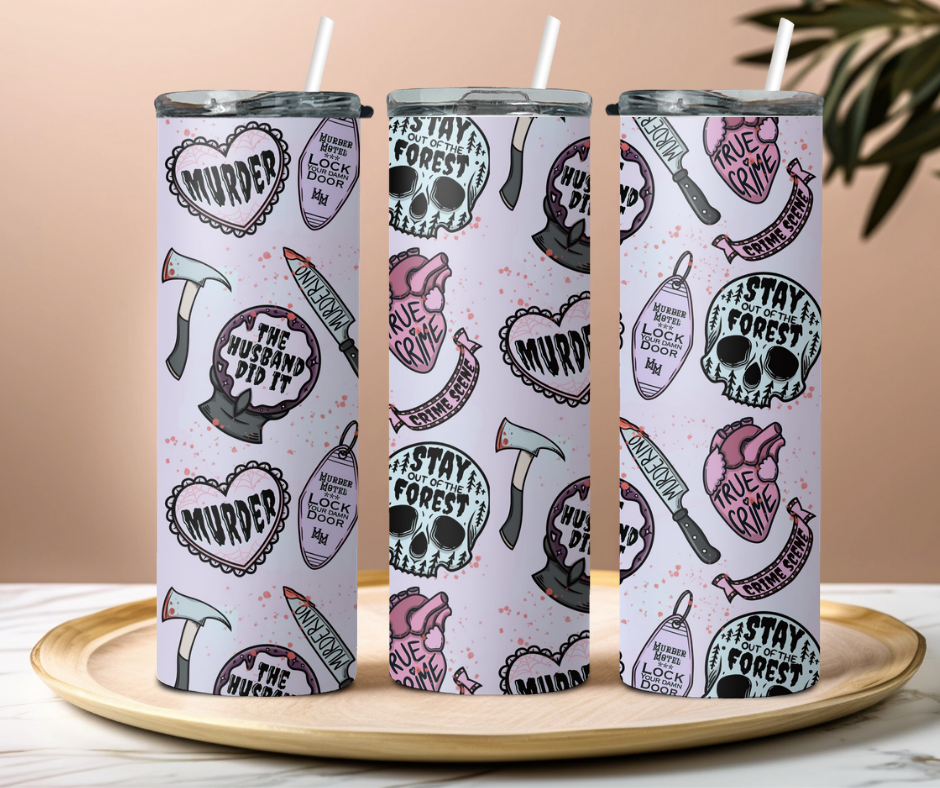 20oz True Crime Tumblers