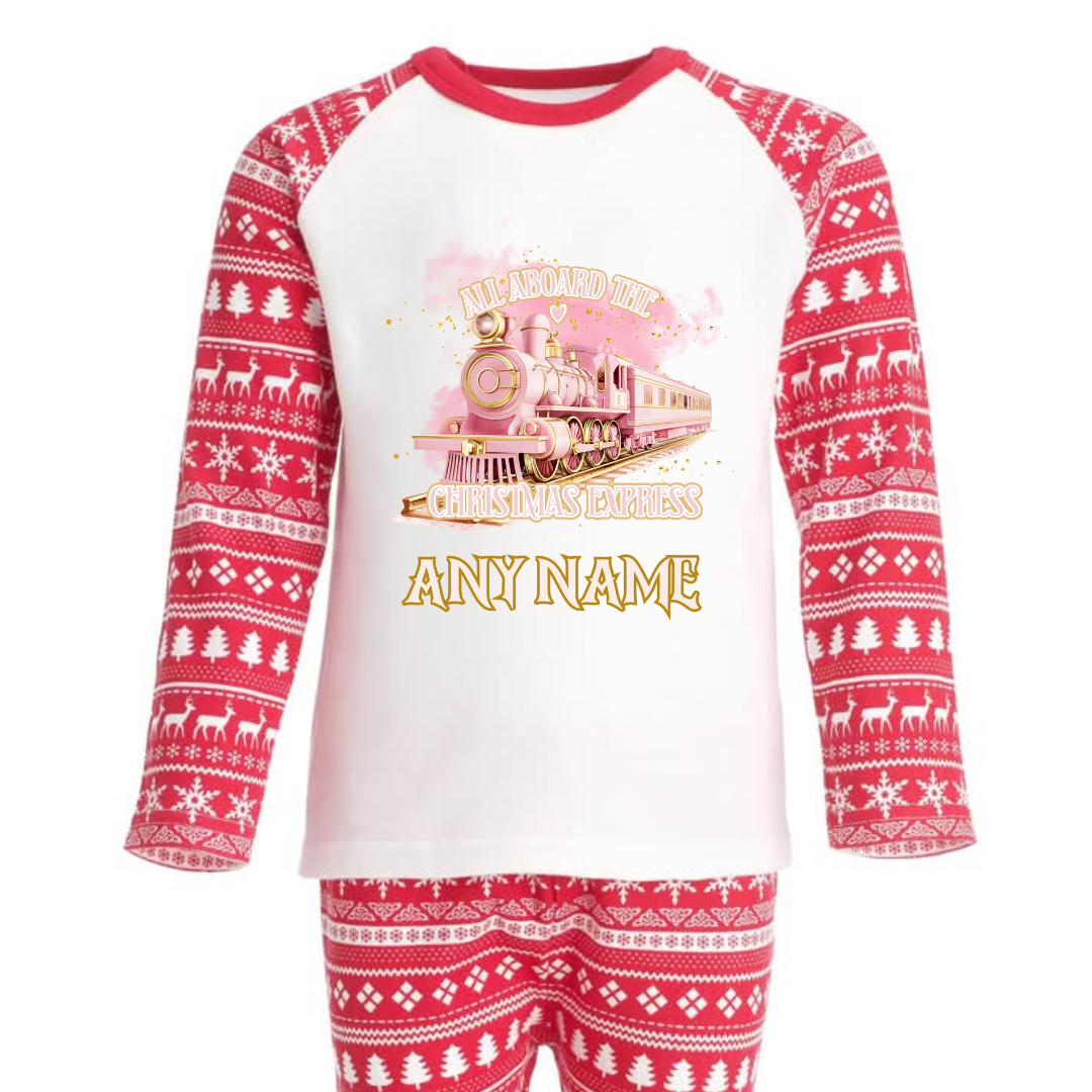 Pink All Aboard PJs