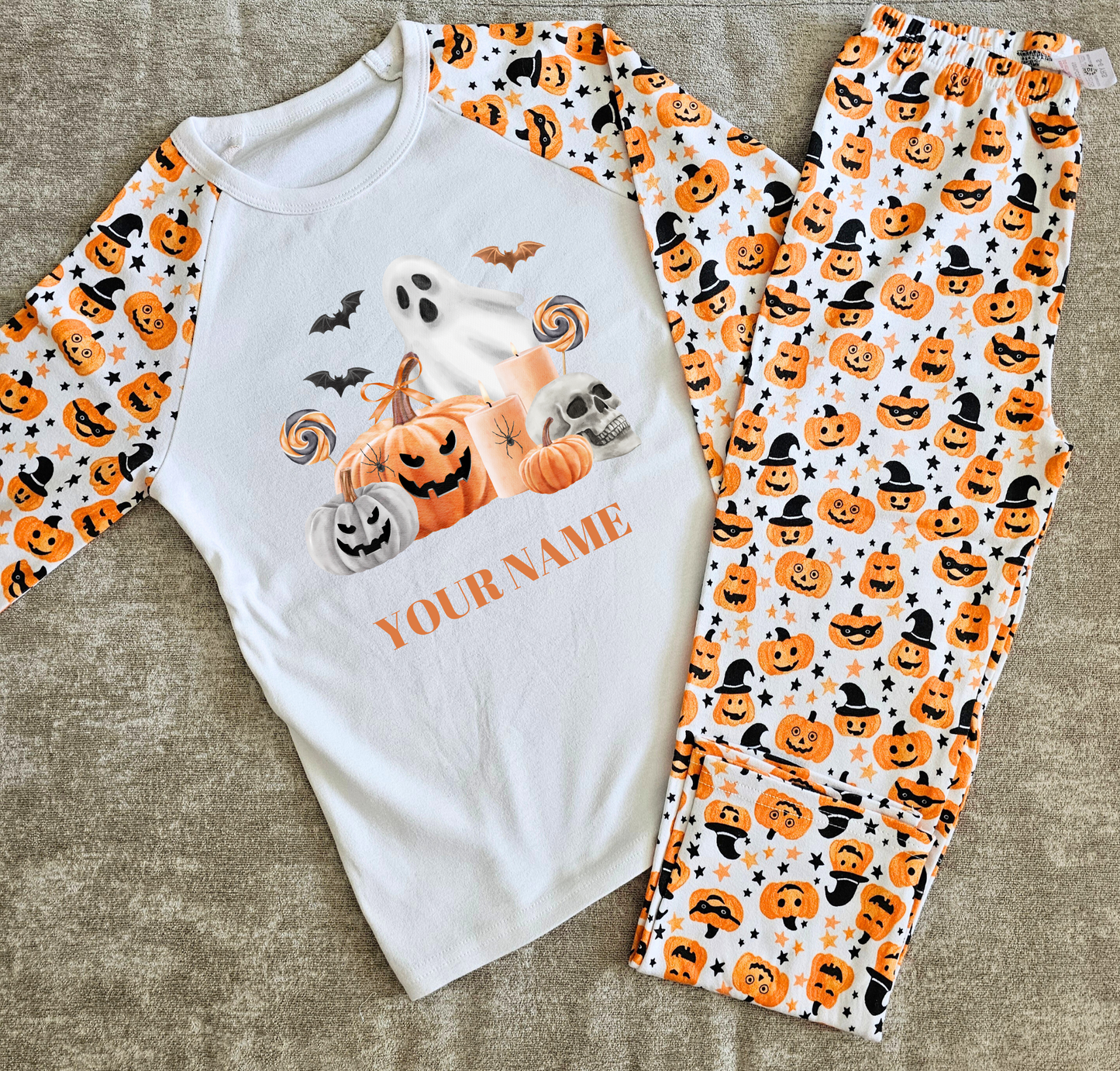 Ghost & Pumpkins PJs