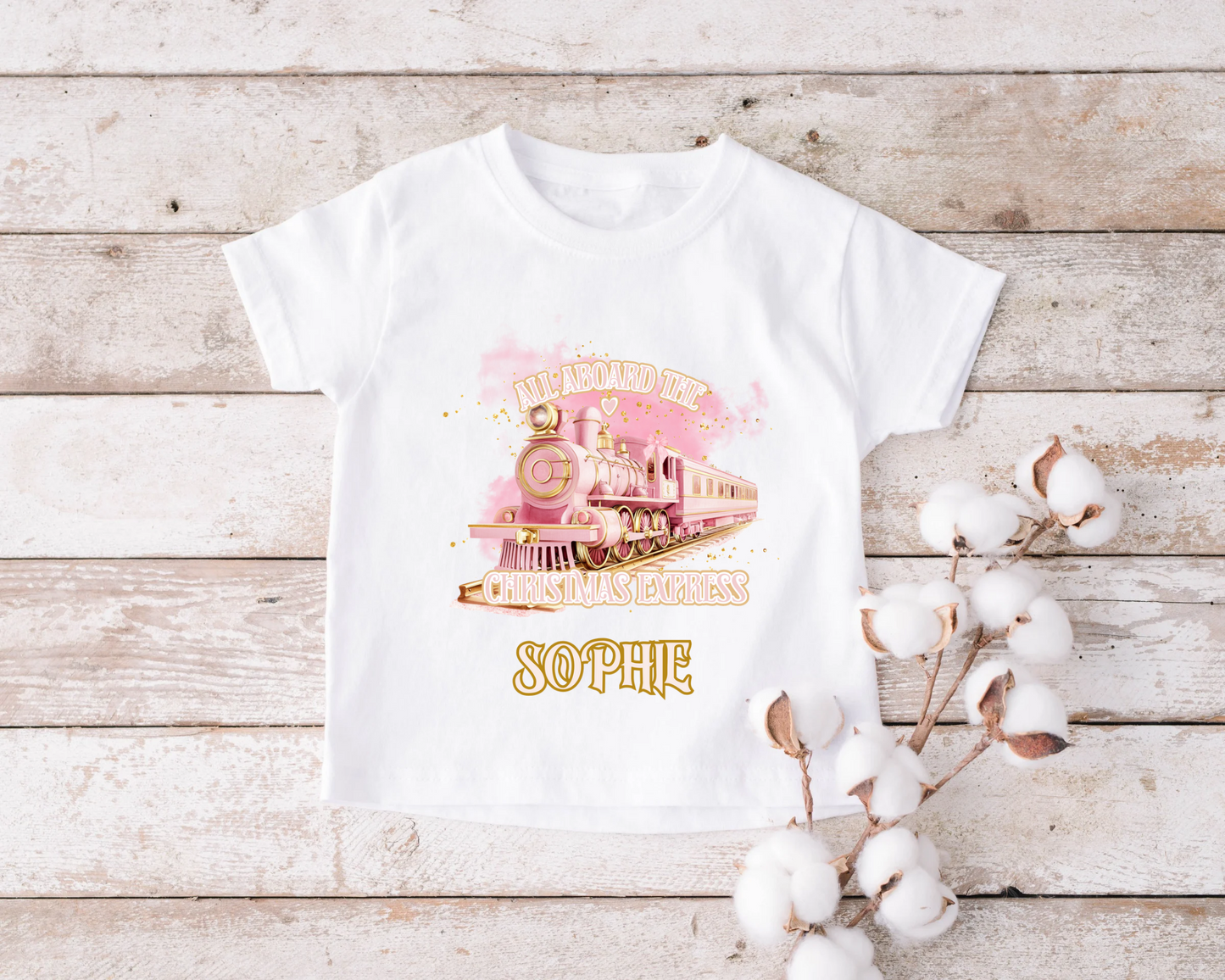 Pink All Aboard Tshirt