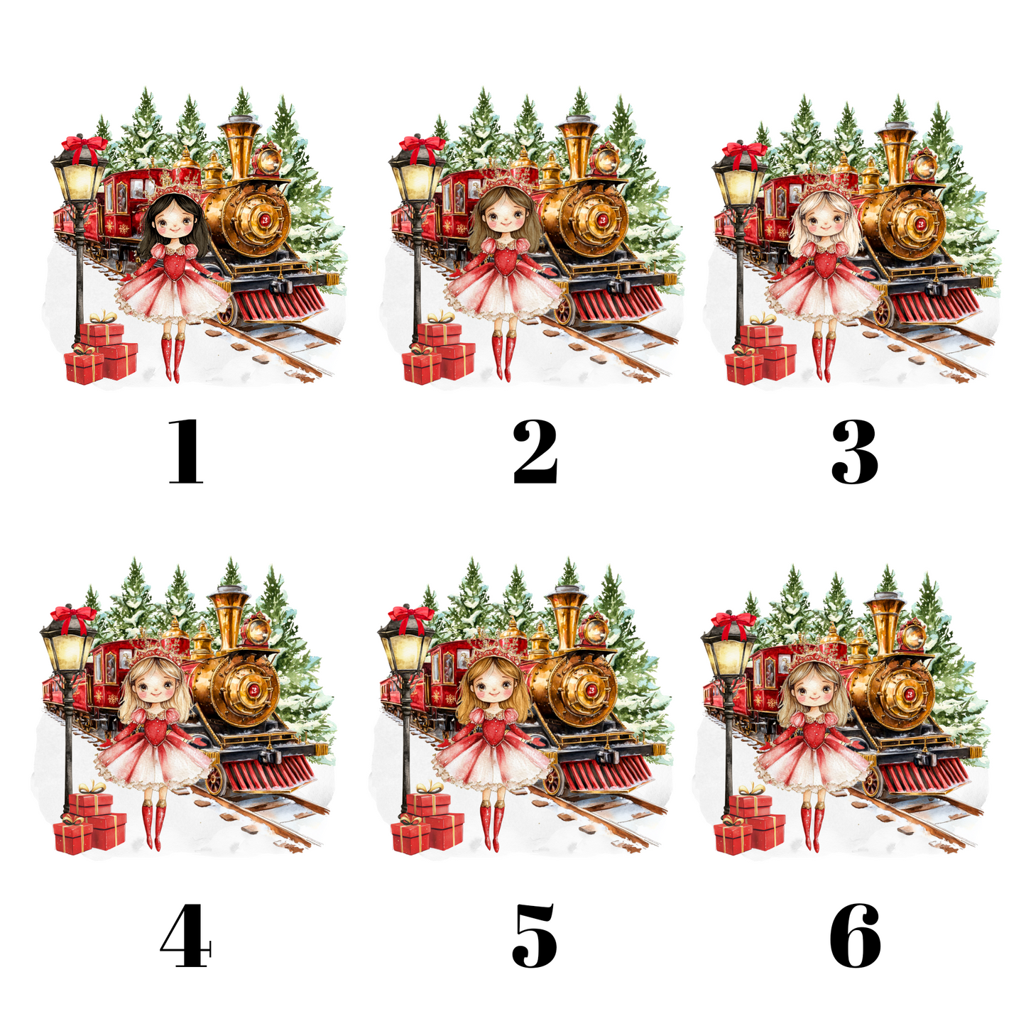 Christmas Train Sugarplum Fairy Decoration