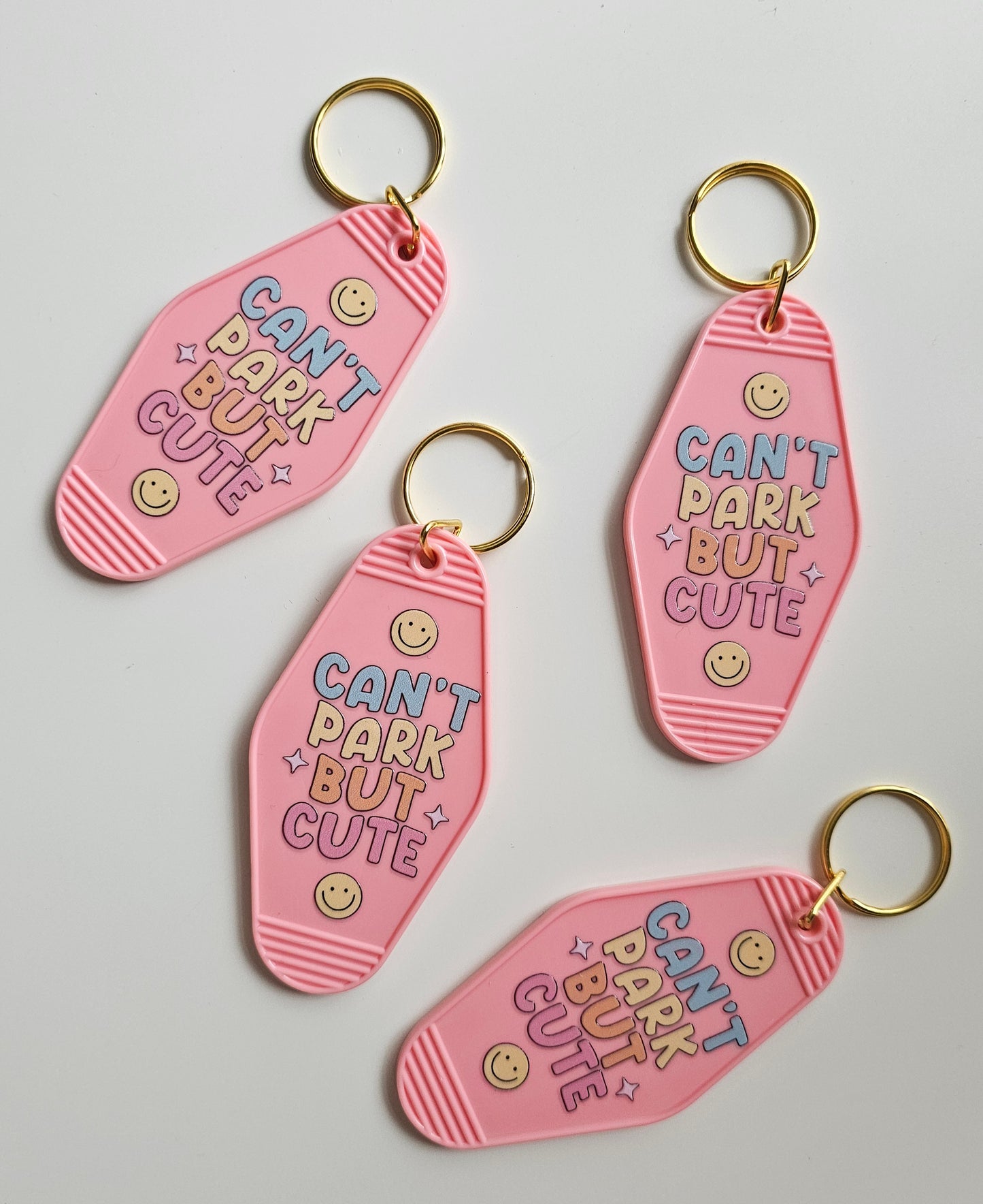 Can't Park But Cute Keyring