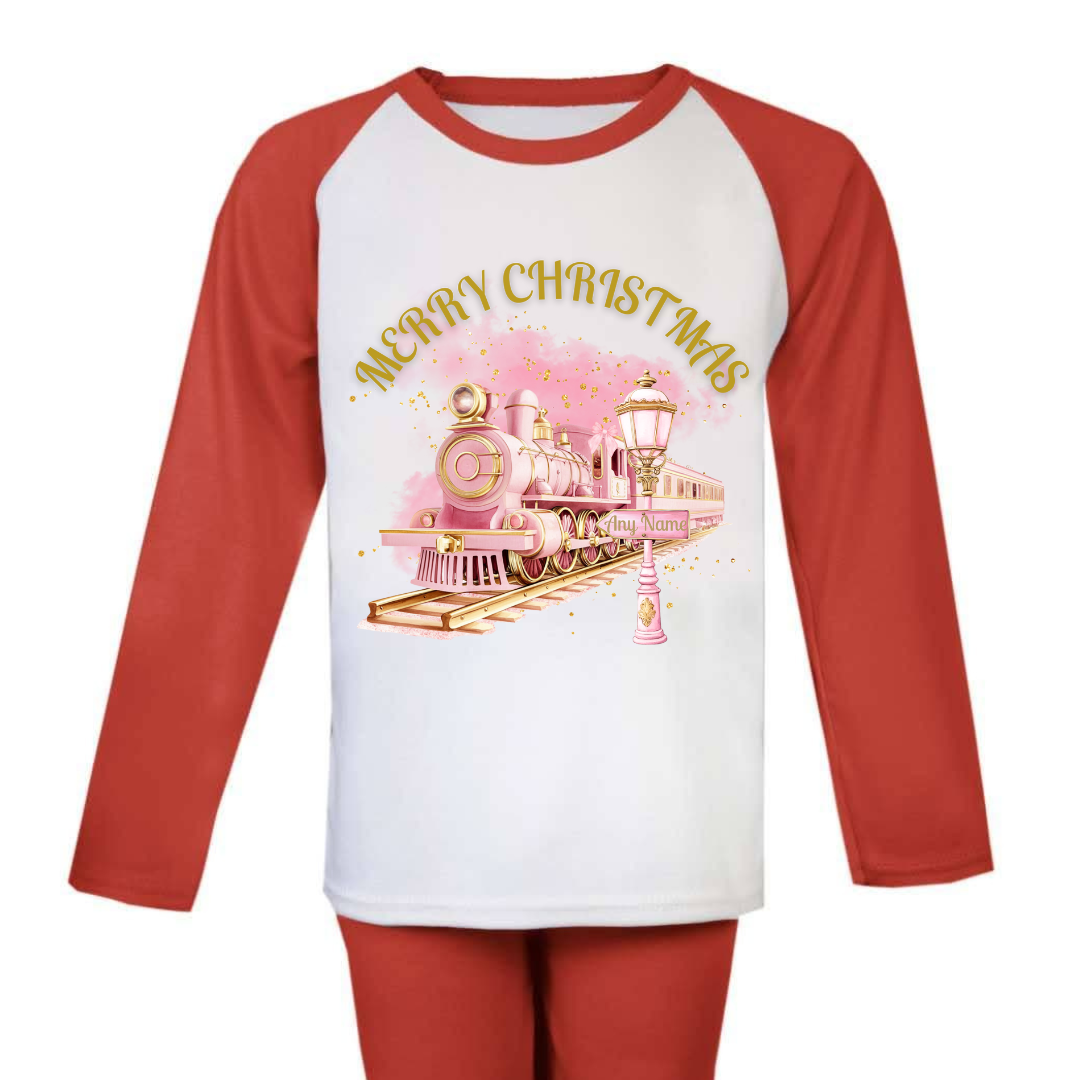 Pink Merry Christmas PJs