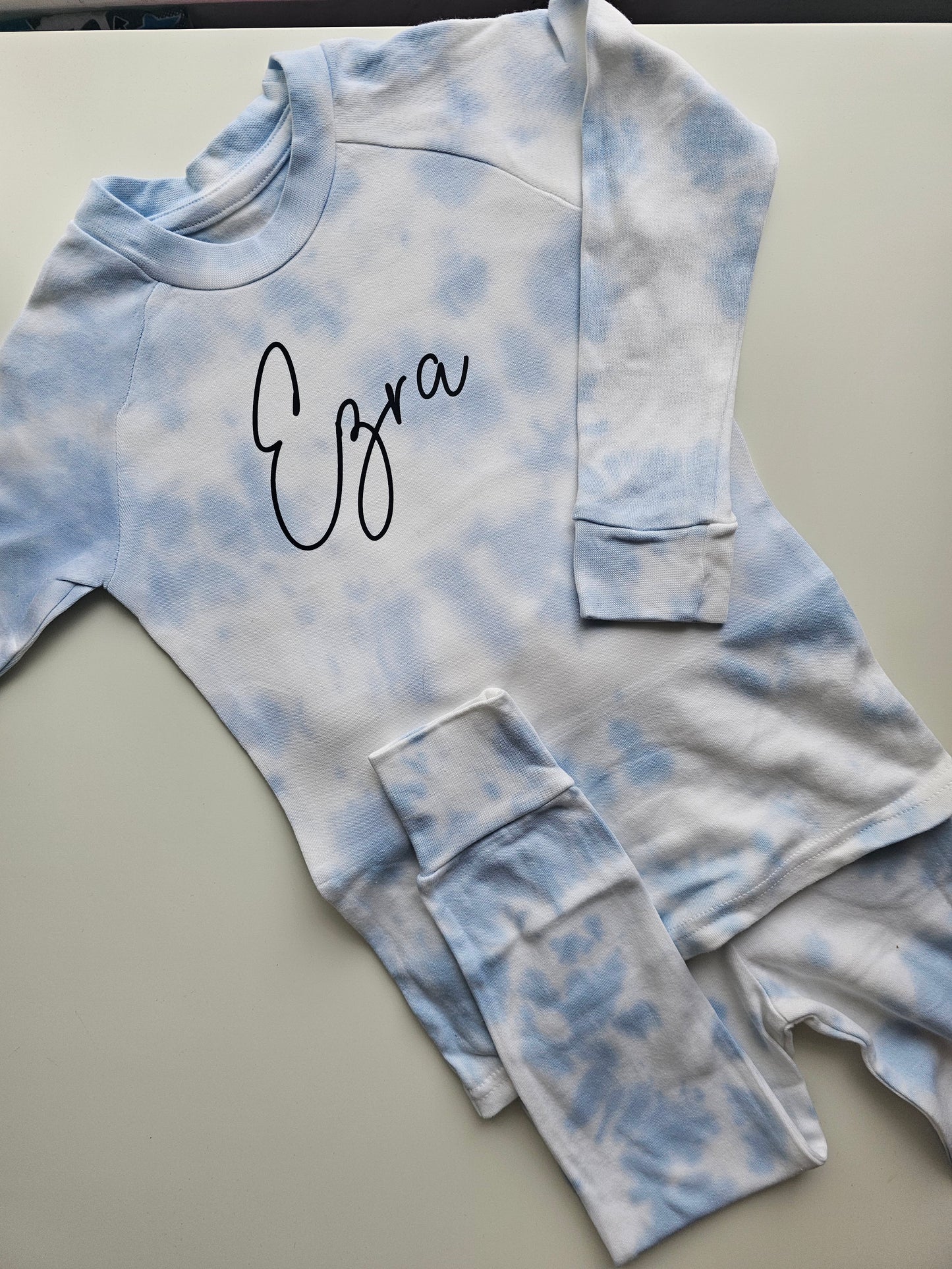 Blue Tie Dye Set