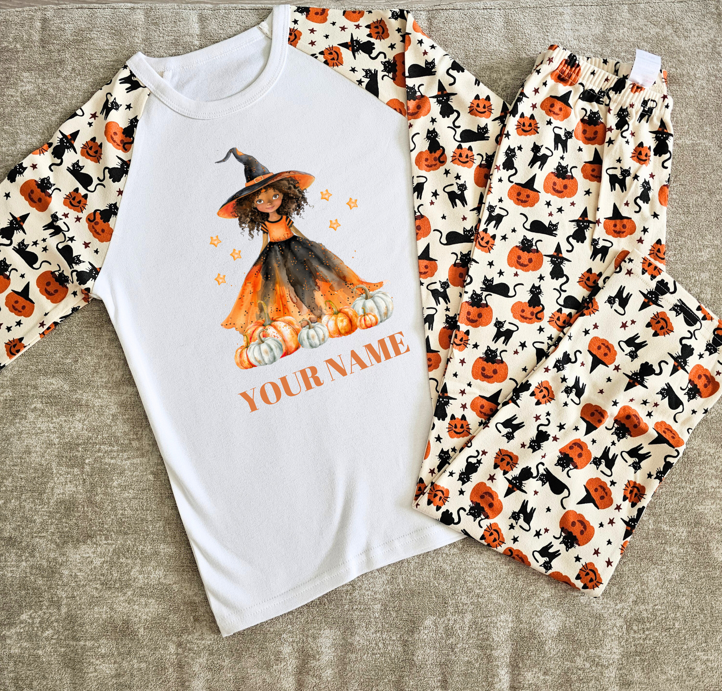 Witch & Pumpkins PJs