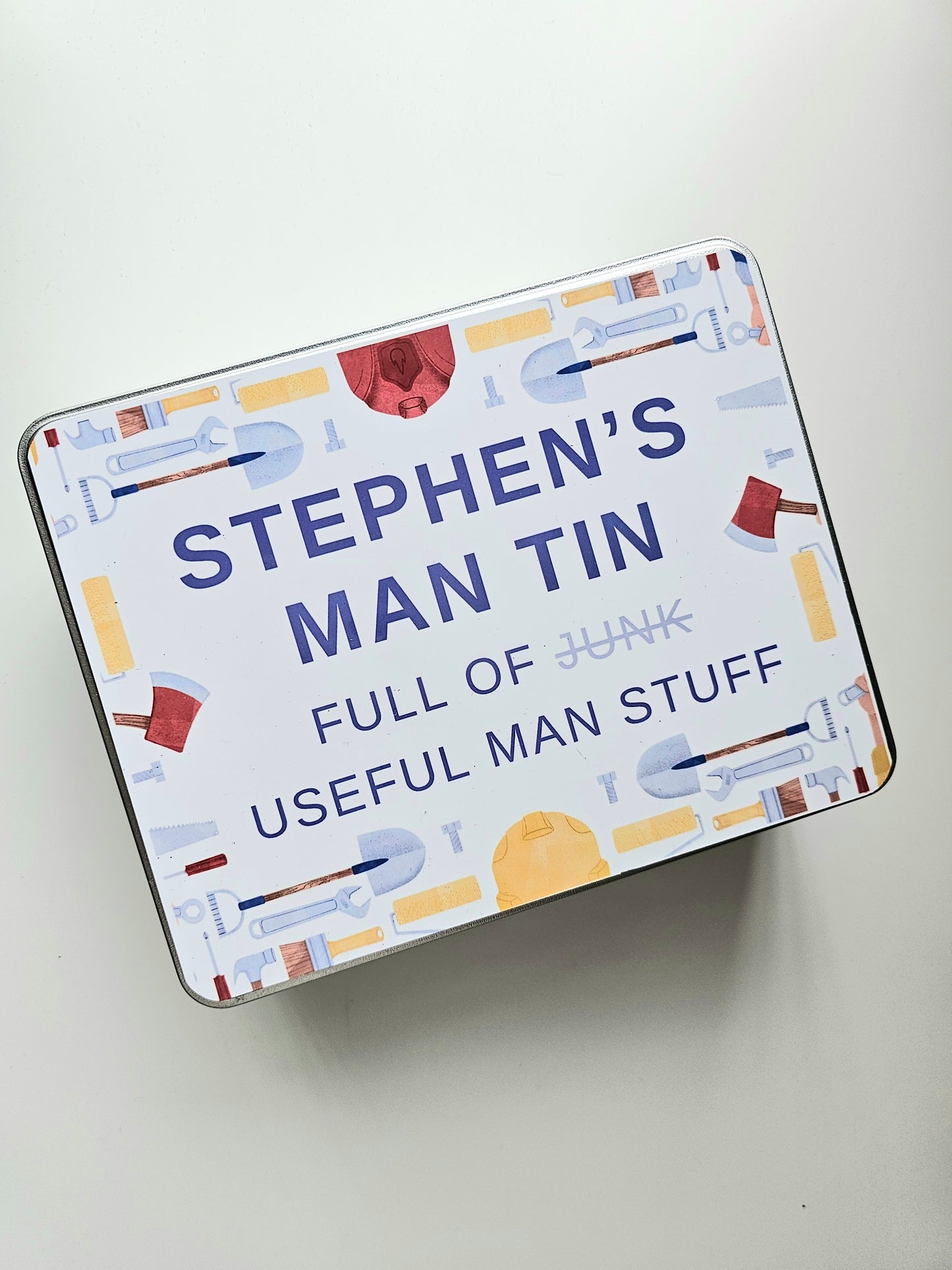 Personalised Man Tin