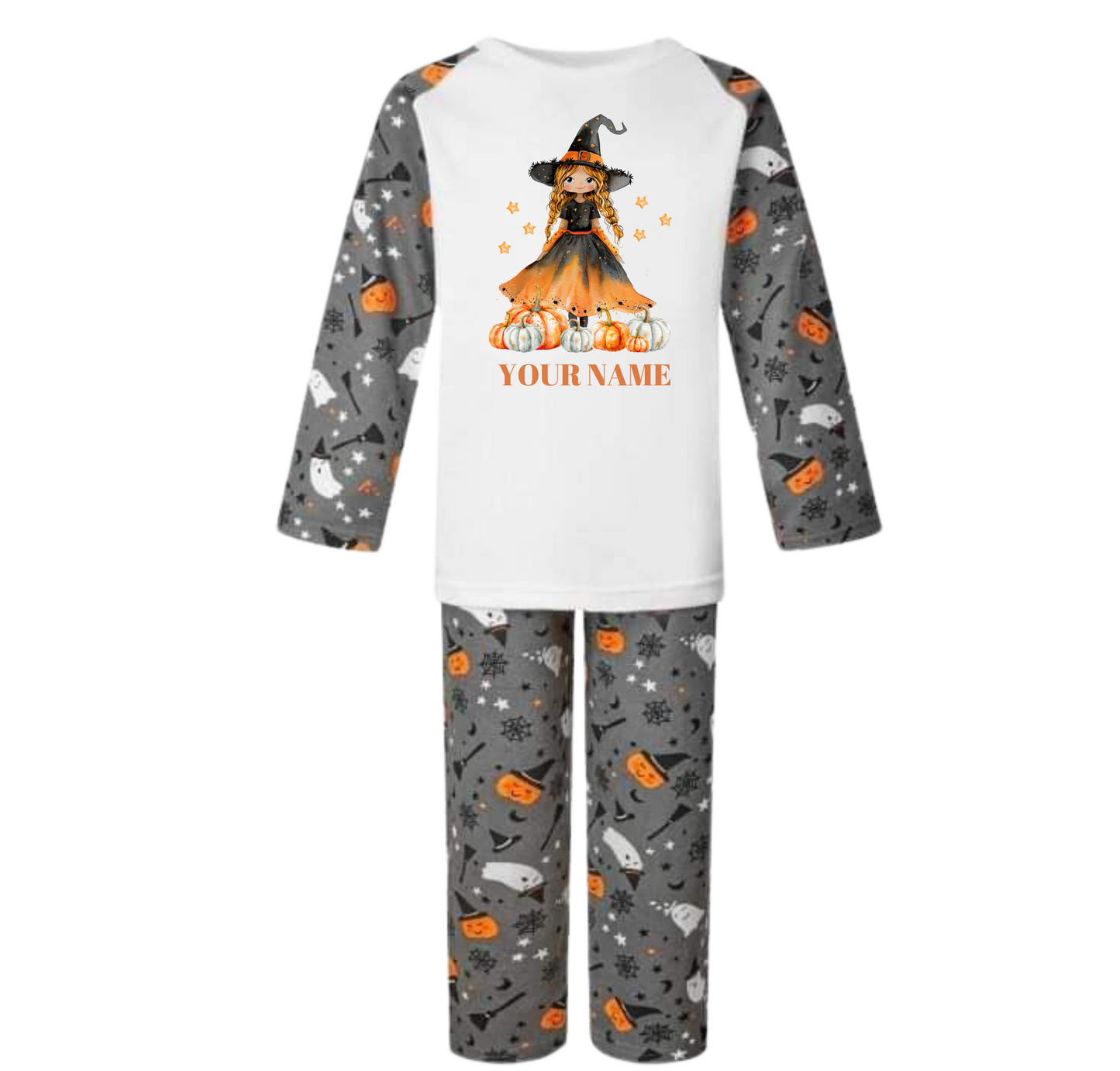 Witch & Pumpkins PJs