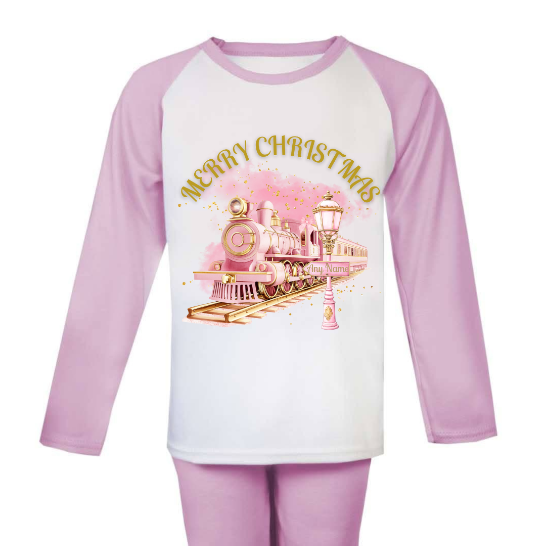 Pink Merry Christmas PJs