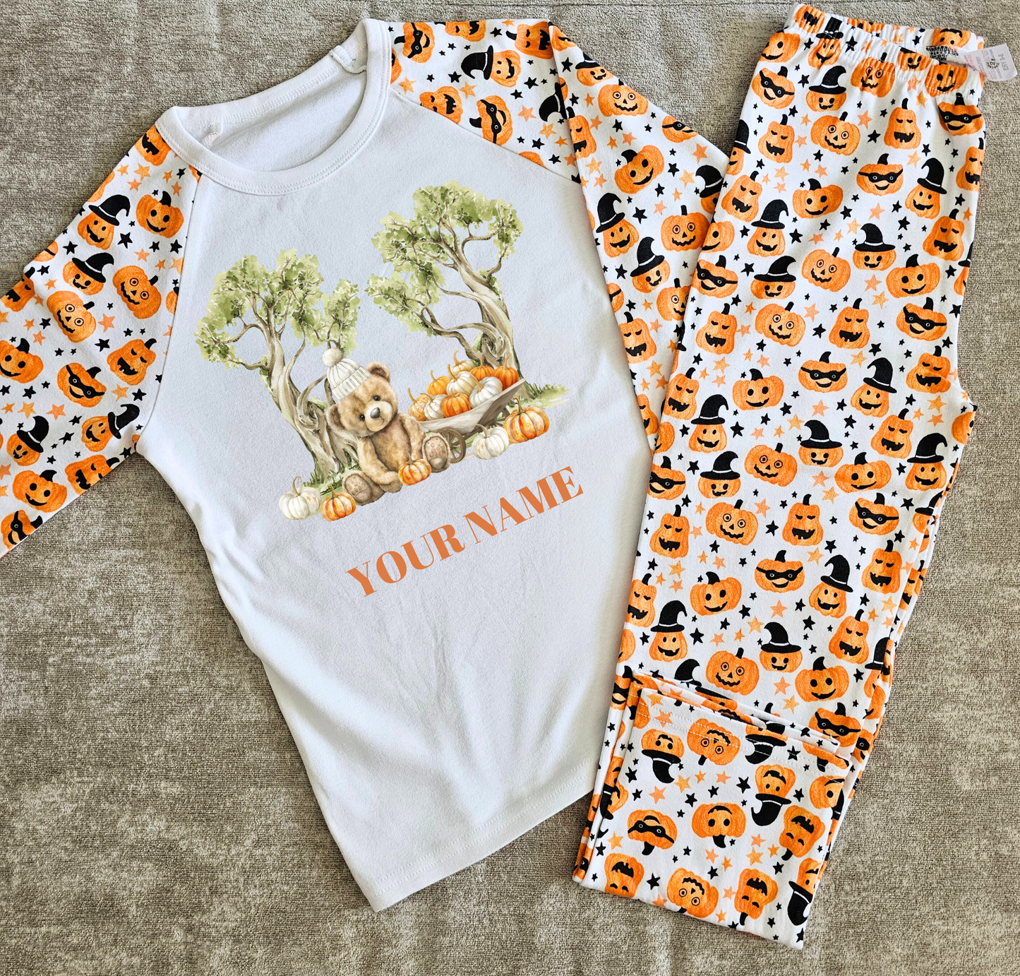 Teddy & Pumpkins PJs