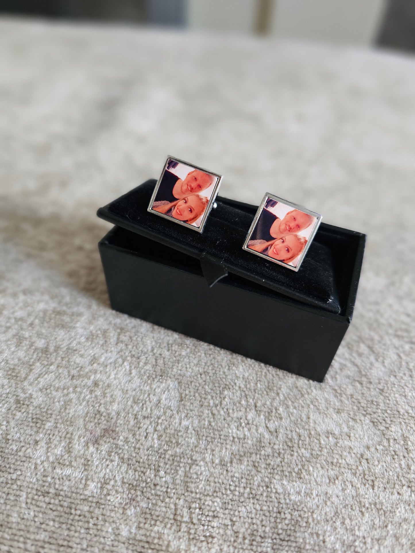 Circle Photo Cufflinks