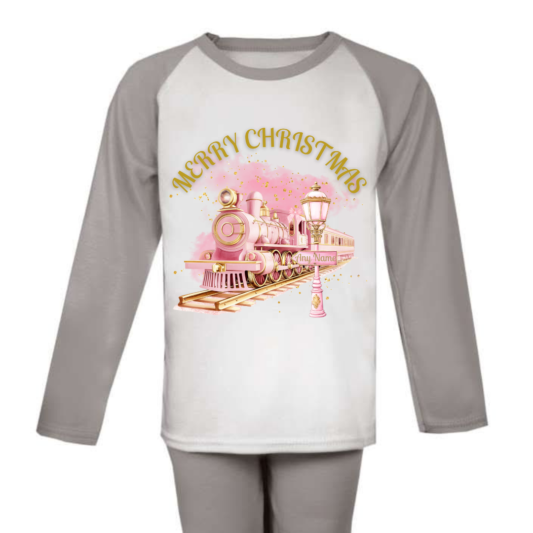 Pink Merry Christmas PJs